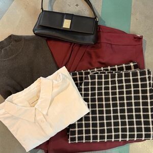 Plus Size Fall Workwear Capsule Wardrobe Bundle 2X 20W DKNY Talbots Old Navy